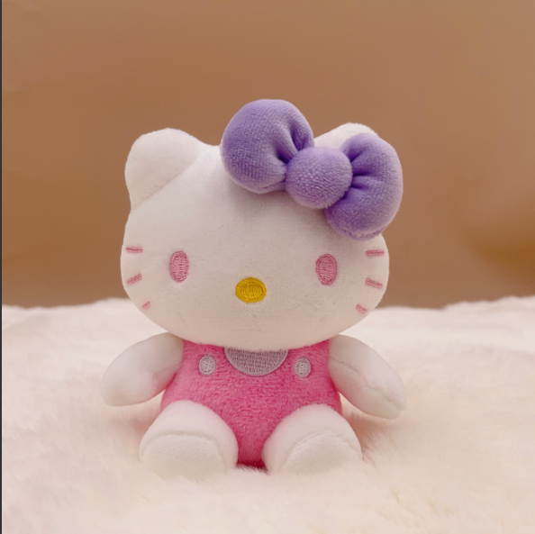 Keychain - 4-inch classic sitting Hello Kitty pose