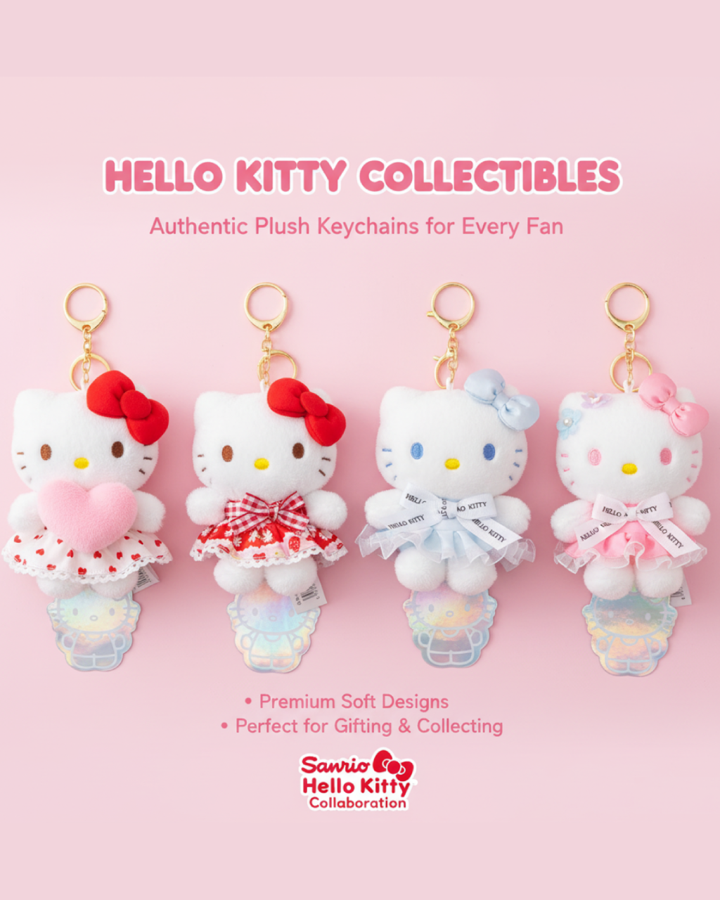 Keychain - 4-inch Hello Kitty Series